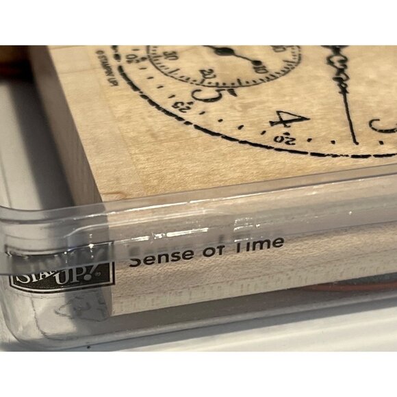 Stampin Up! Sense Of Time Rubber Stamp Set With Clock & Quotes - Picture 3 of 3